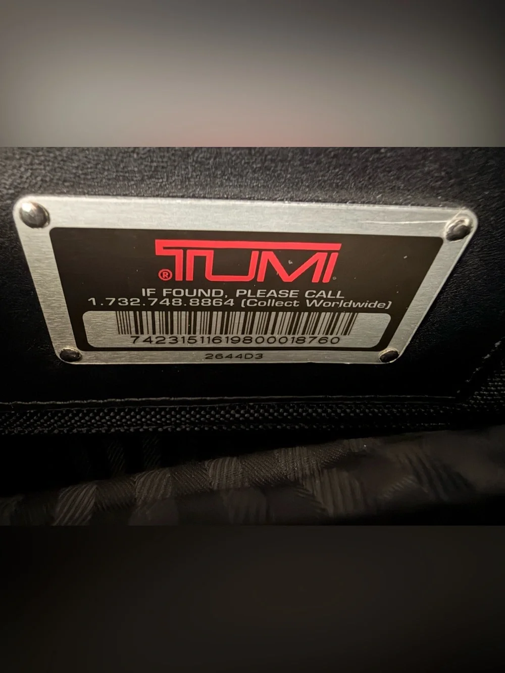 EUC Tumi Alpha Black Ballistic Nylon Travel Business Laptop Work Backpack